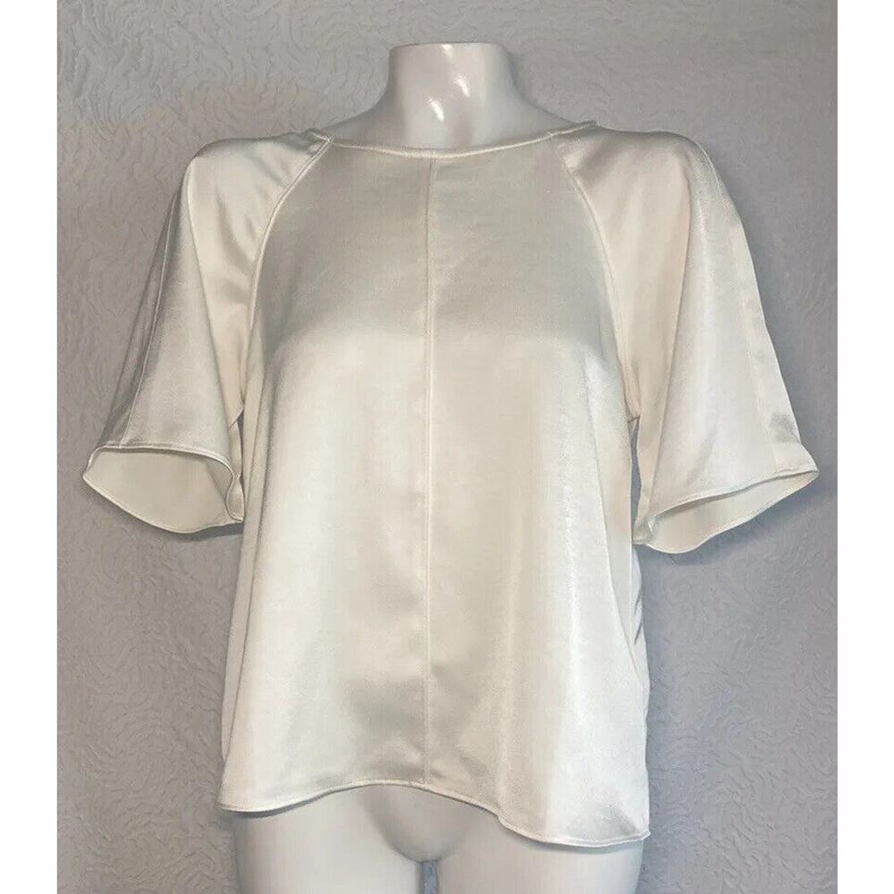 Daily Practice by Anthropologie Open Back Blouse Tunic Tee Top Size XSmall